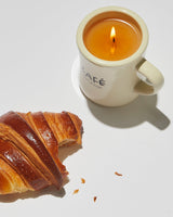 Croissant Scented Candle in Mug — 300ml