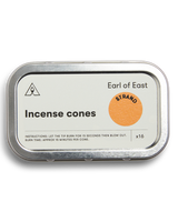 Strand Incense Cones by Earl of East in recyclable aluminium tin