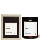 Strand Scented Candle 170ml by Earl of East in amber glass vessel