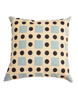 Rivet Embroidered Cushion - 18x18"