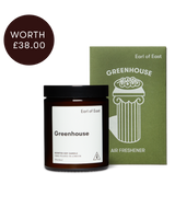 Greenhouse Starter Scent Set by Earl of East with 170ml scented candle and air freshener