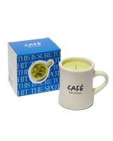 Iced Matcha Scented Candle in reusable ceramic mug by Earl of East