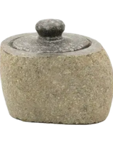 Natural Riverstone Grounding Pot - Medium