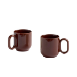 HAY | Barro Cup Set of Two - Burgundy