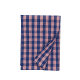 Madam Stoltz | Checked Kitchen Towel - Blue, Pink