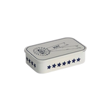 HAY | Dog Treat Tin - Small Blue and Off-White