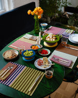 Duo Stripe Placemat - Honey