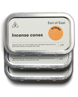Strand Incense Cones Set of 3 by Earl of East with three recyclable aluminium tins