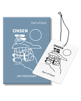 Onsen Air Freshener by Earl of East in recyclable card packaging