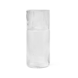 ferm LIVING | Ripple Carafe Set - Small - Clear