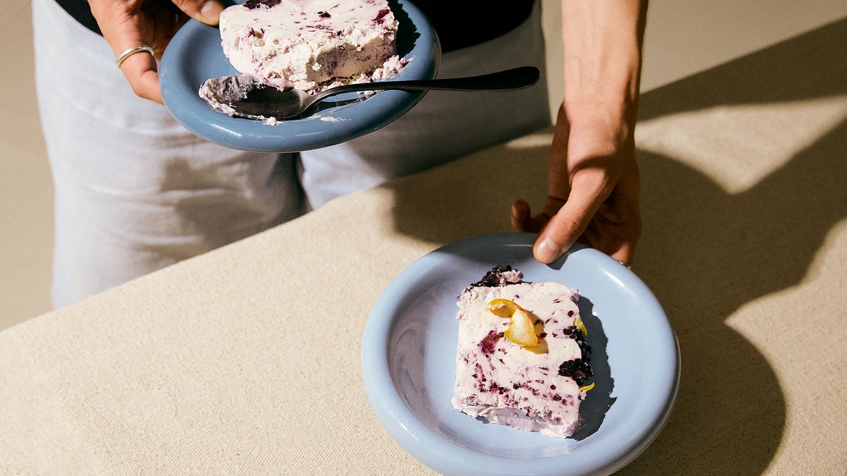Blackberry & Bay Ice Cake