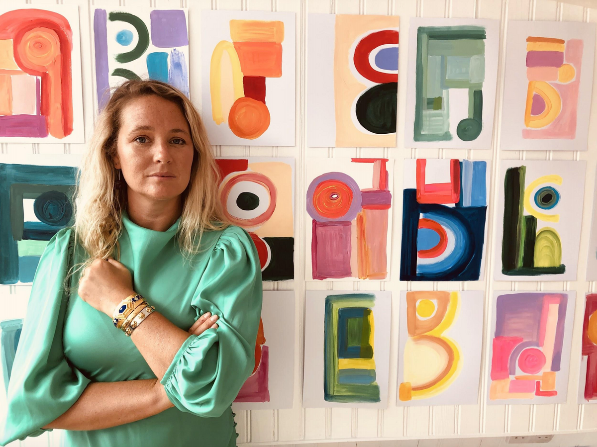 ABSTRACT ARTIST MARY CLAIRE KIRWAN