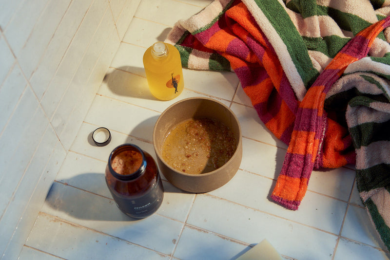 Bath Salt Body Scrub Recipe & The Bathing Playlist