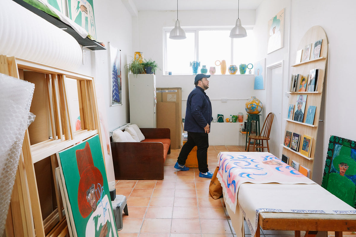 Artist Jose Campos of Studio Lenca