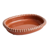 HAY | Barro Oval Dish - Large - Natural with Stripe