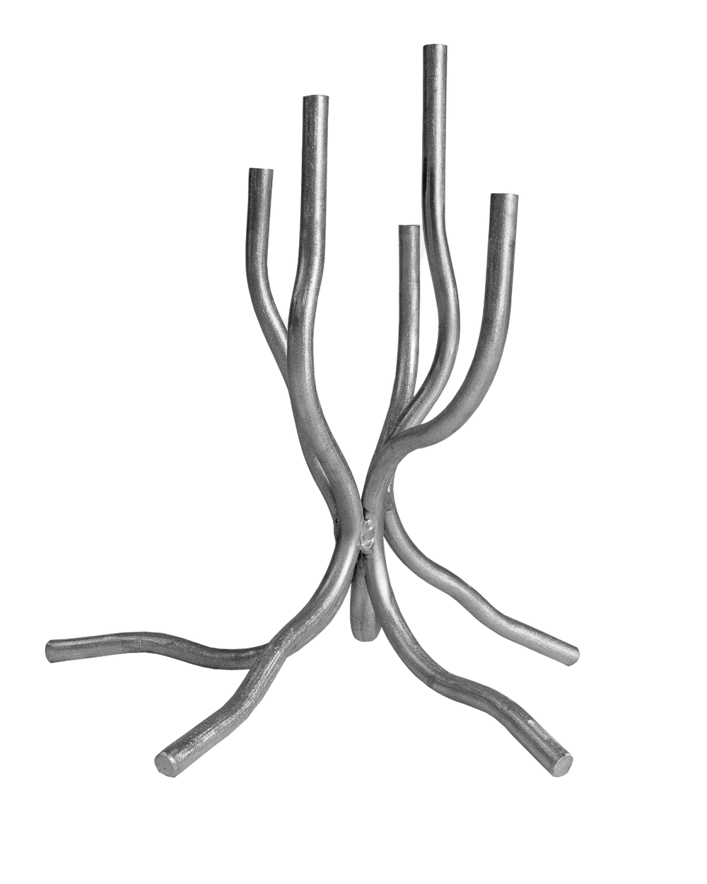 Small Candelabra, Aluminium by Six Dots Design