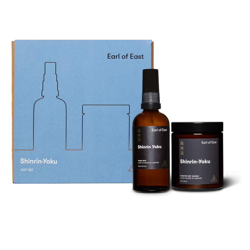  Shinrin-Yoku Duo Gift Set by Earl of East, with its blue gift box 
