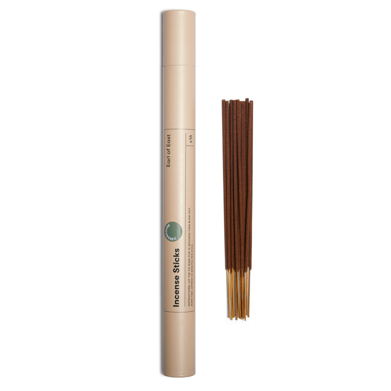  Greenhouse Incense Sticks by Earl of East in recyclable cardboard tube 