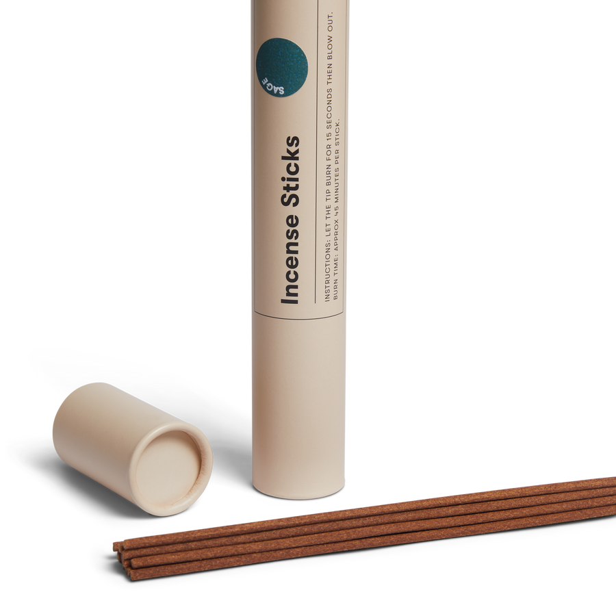Incense Sticks, Sage by Earl of East, tube with sticks out