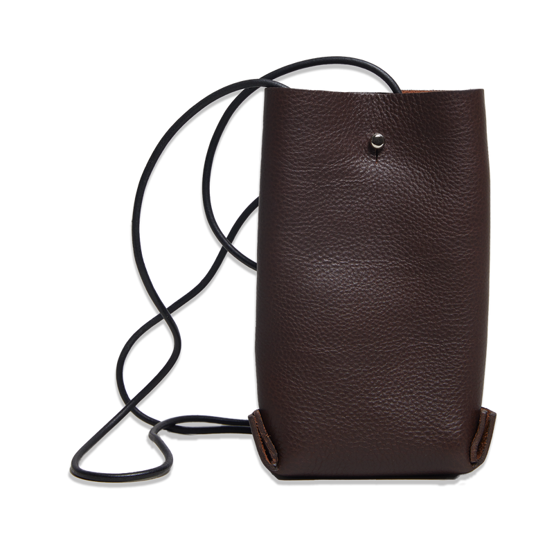  Leather Jigsaw Pouch, Tumbled Brown by Earl of East x Kate Sheridan 