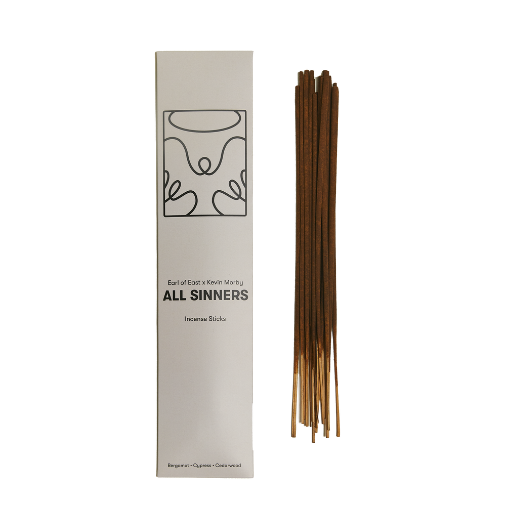 All Sinners, Incense Sticks by Kevin Morby x Earl of East, incense with its box