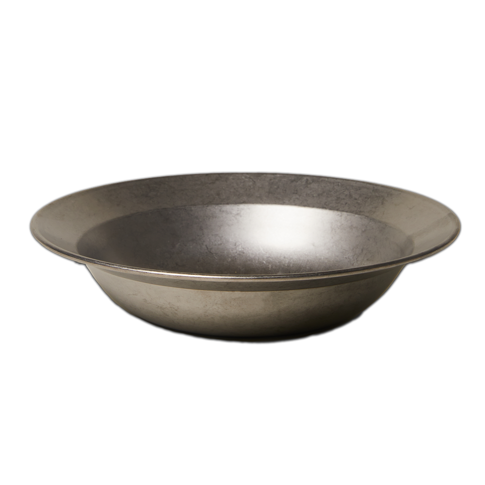 Small Serving Bowl, Vintage Stainless Steel by Earl of East