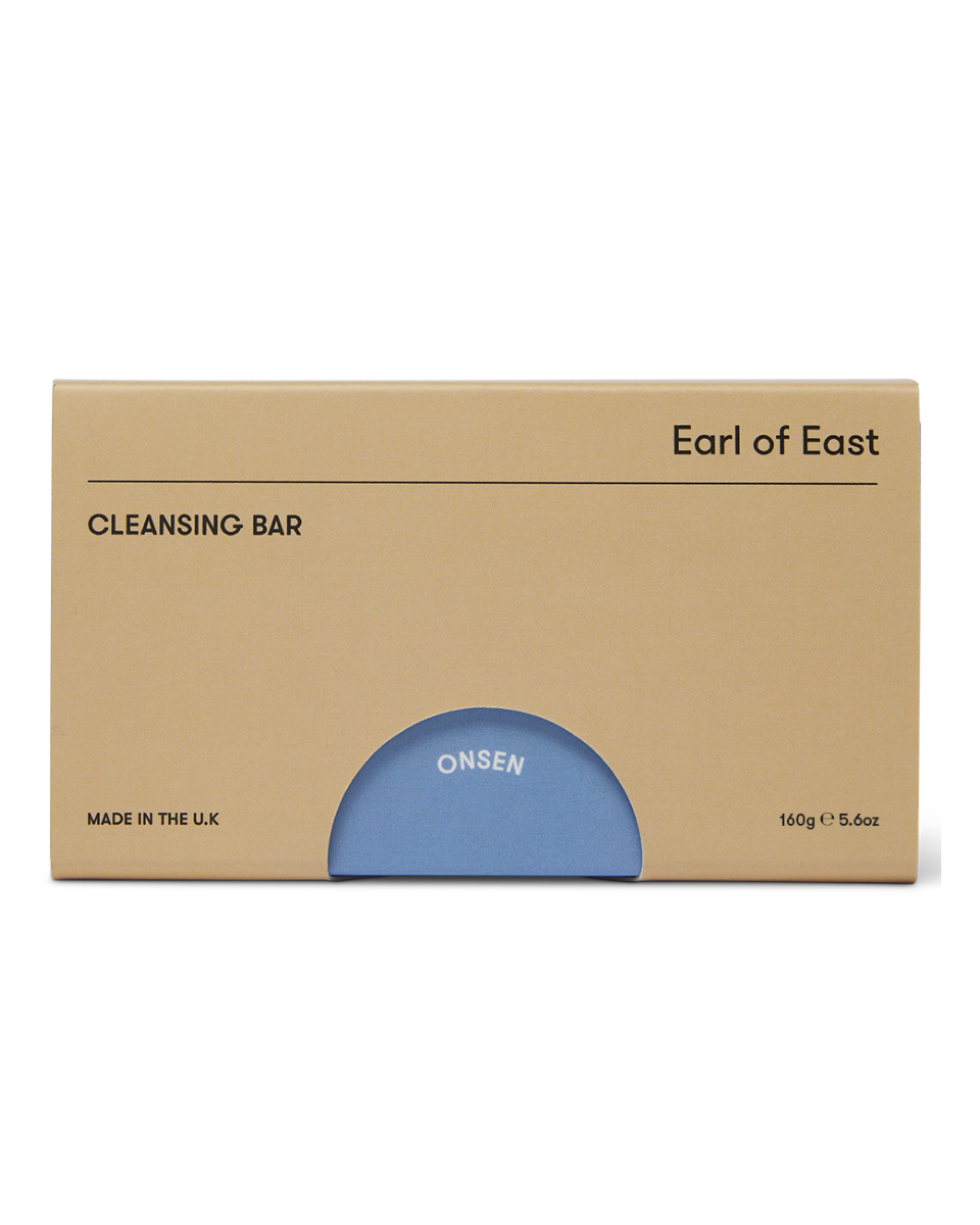 Onsen Cleansing Bar Soap, 160g by Earl of East, in its box