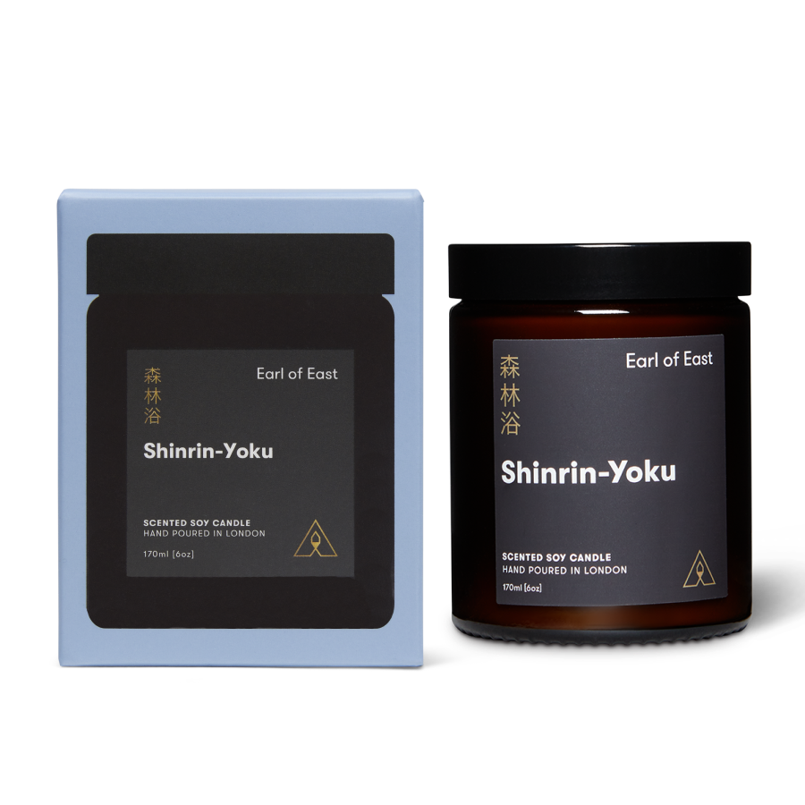 Shinrin-Yoku Scented Candle, 170ml by Earl of East, with its box