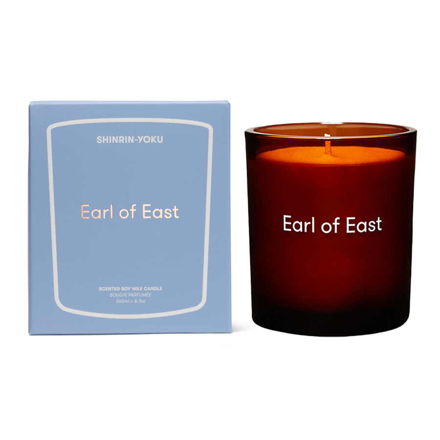 Shinrin-Yoku Scented Candle, 260ml by Earl of East, with its box