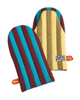 Stripe Oven Mitt  - Dragonfly