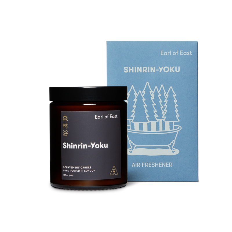  Shinrin-Yoku Starter Scent Set by Earl of East, with its blue box 