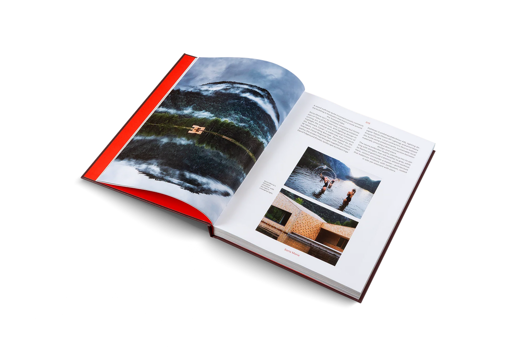 Ridiculously Good Saunas by Gestalten, open to a photo spread