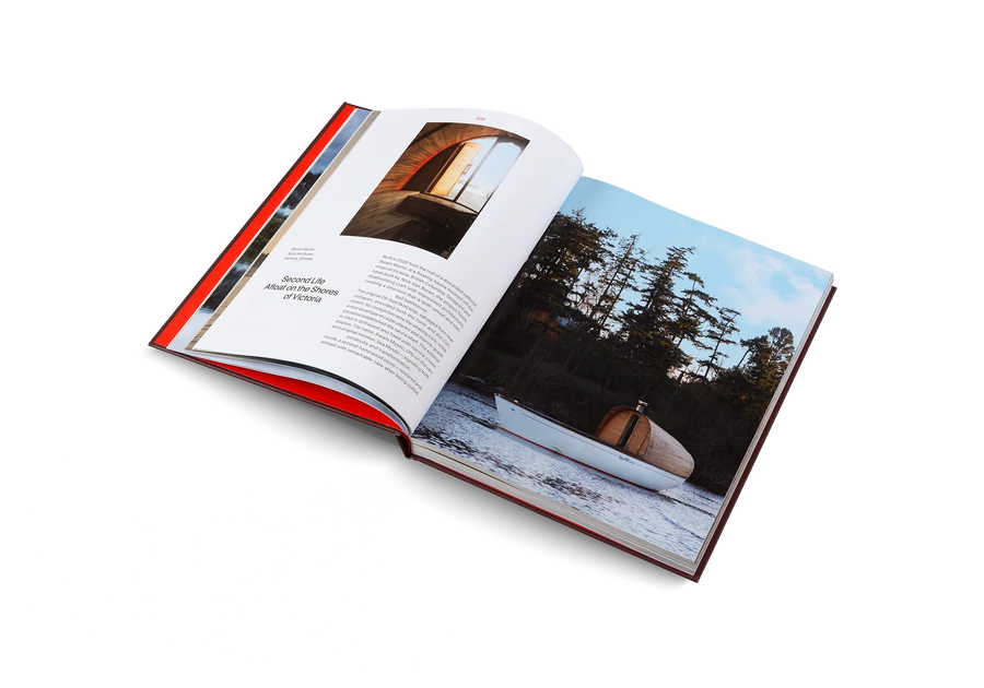 Ridiculously Good Saunas by Gestalten, open to a photo spread