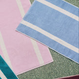 HAY | Stripe Bath Mat - Dusty Blue