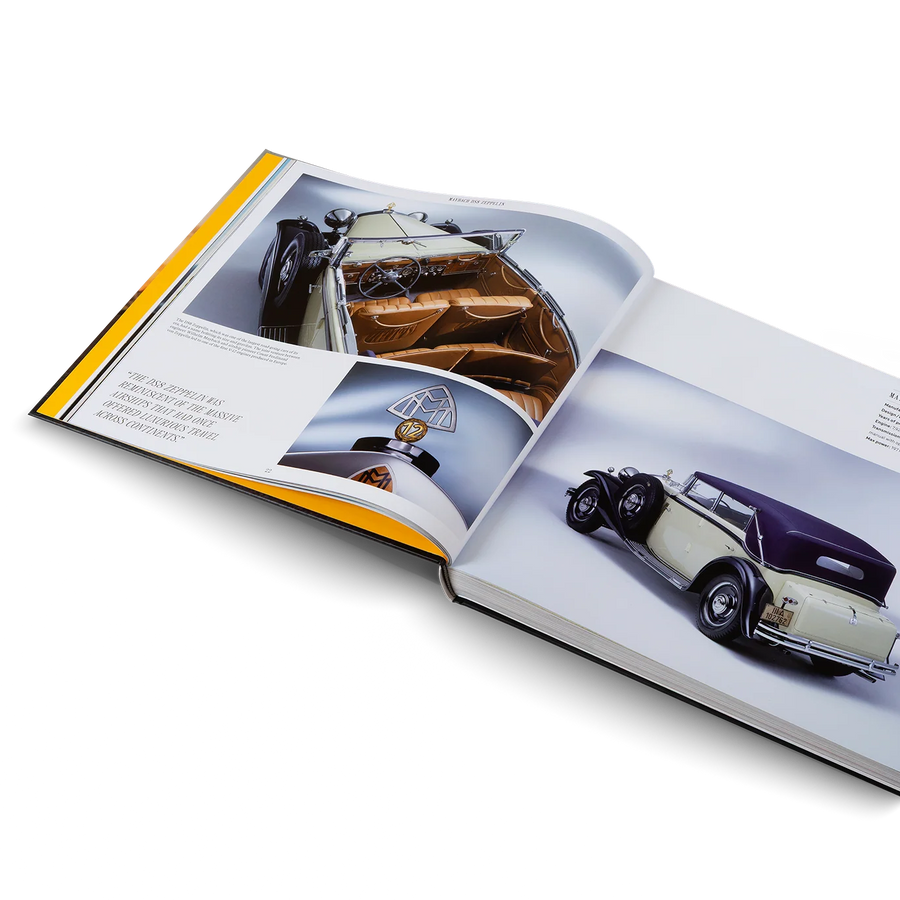 The Germans, Beautiful Machines Book by Gestalten, open to a car photo spread