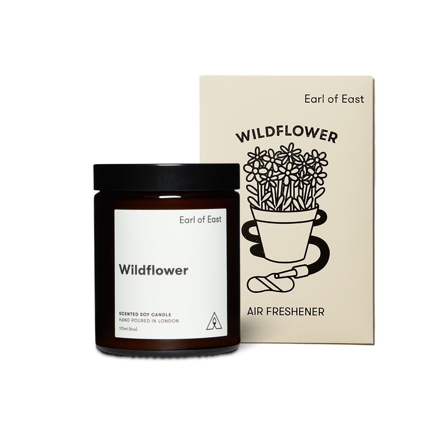Wildflower Starter Scent Set by Earl of East, with its illustrated box