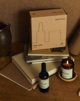 Atlas Cedar Duo Gift Set styled as a woody fragrance gift set