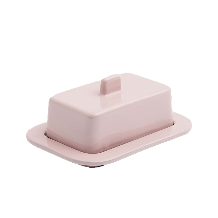Barro Butter Dish, Pink by HAY
