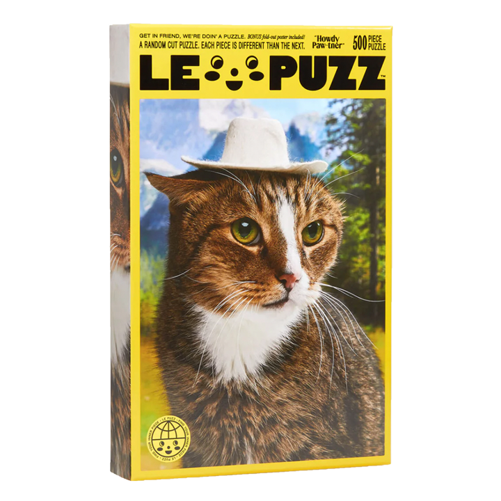  Howdy Paw-tner Jigsaw Puzzle, 500 pcs by Le Puzz 