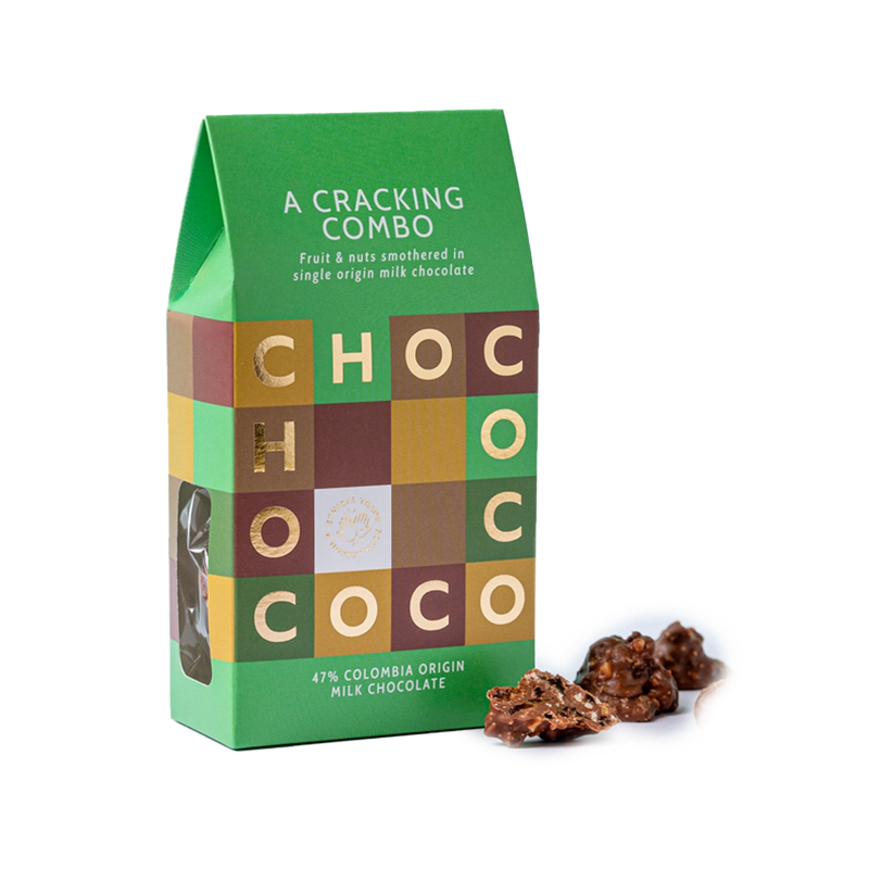  A Cracking Combo chocolate box with a bowl of chocolates 