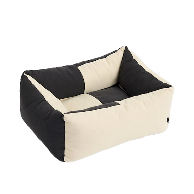  Dogs Bed with Zipper, XSmall, Black & White by HAY 