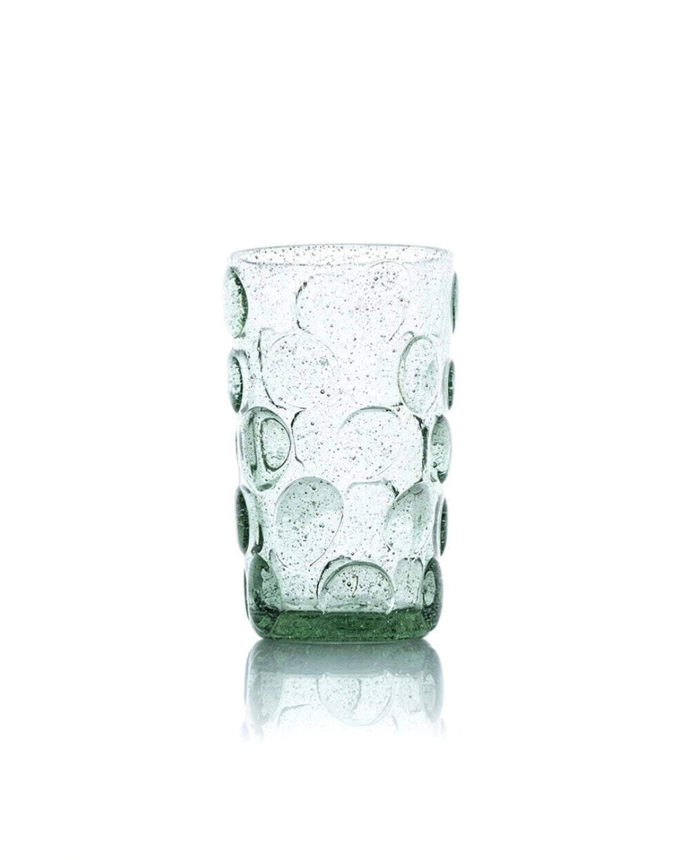 Frosted Dot Highball - Aqua