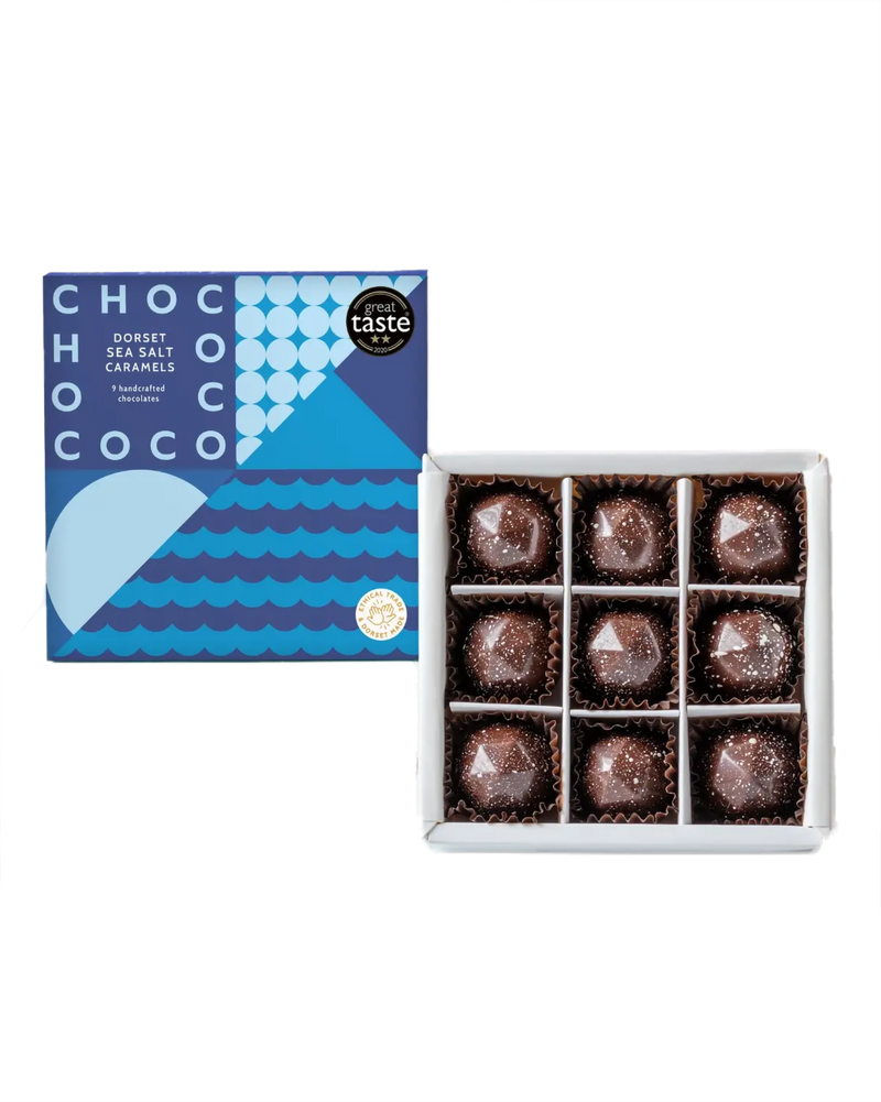  Dorset Sea Salt Caramels - 9 Piece Box 