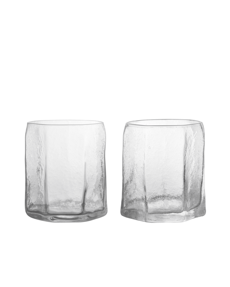  Kiru Glasses, Set of 2, Clear by ferm LIVING 