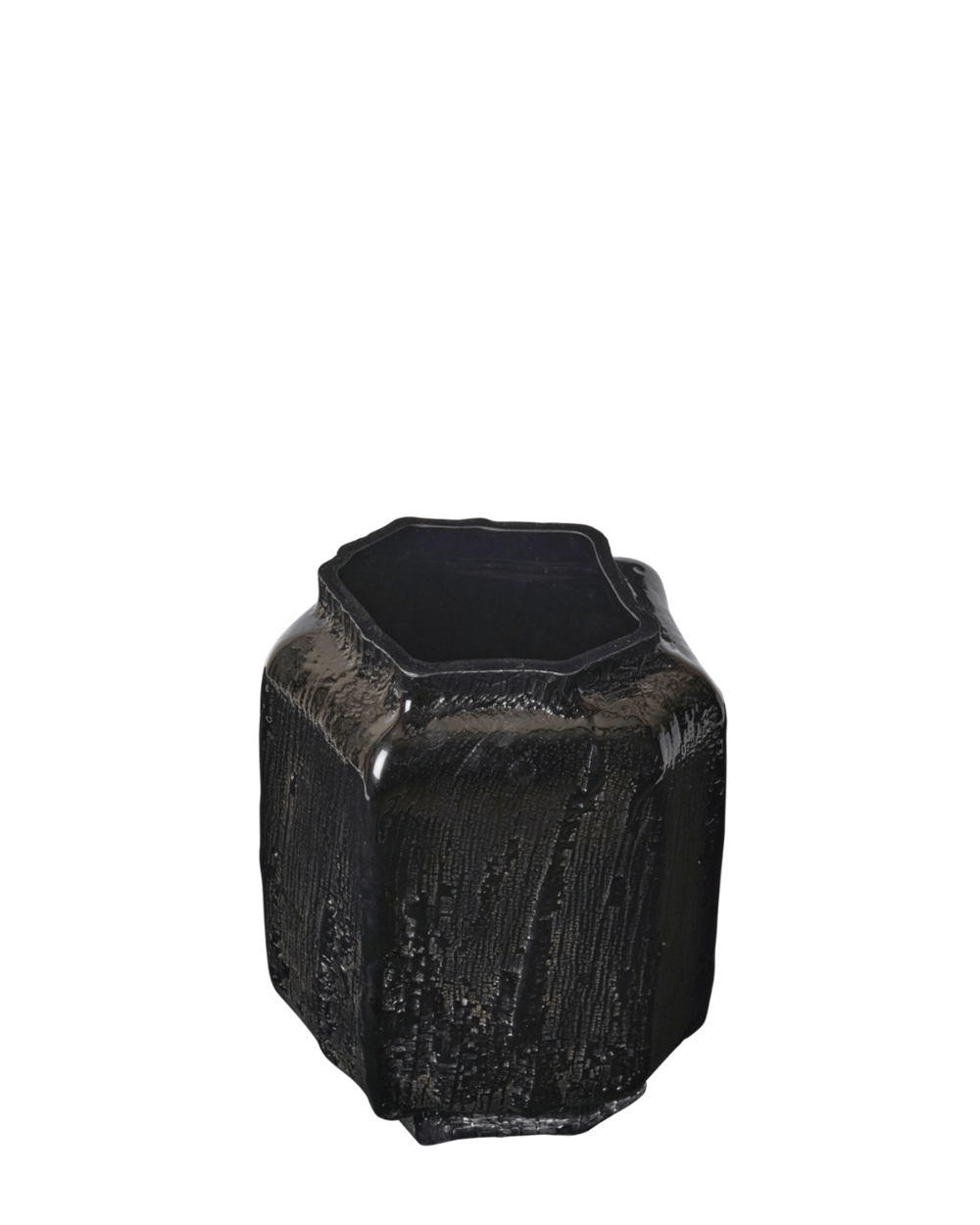 Mokuri Vase, Large, Black by ferm LIVING