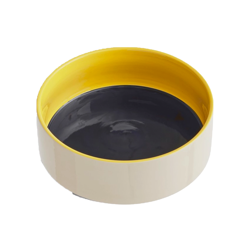  Dogs Bowl, Large, Blue/Yellow by HAY 
