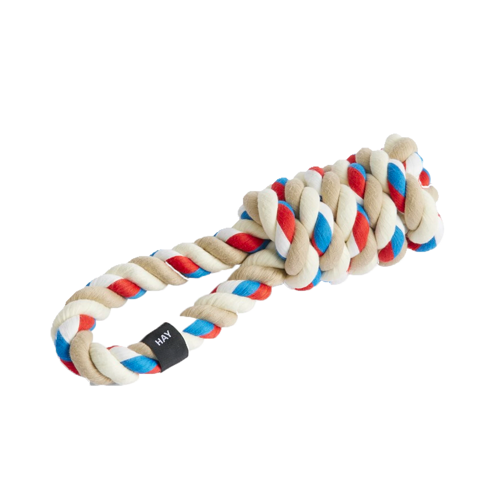 Dogs Rope Toy, Red/Turquoise/White by HAY