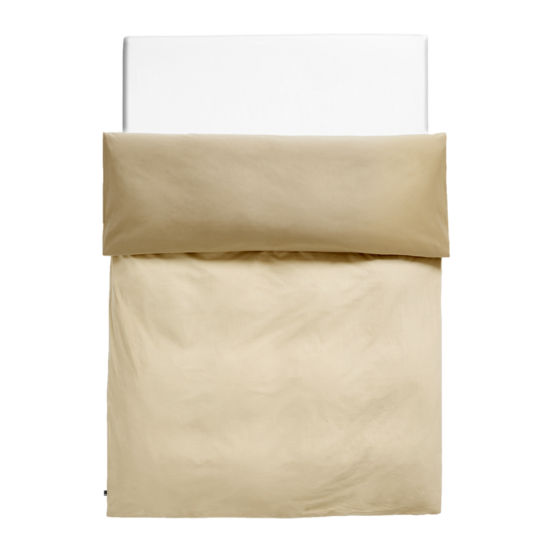  Duo Duvet Cover, 200 x 200, Cappuccino by HAY 