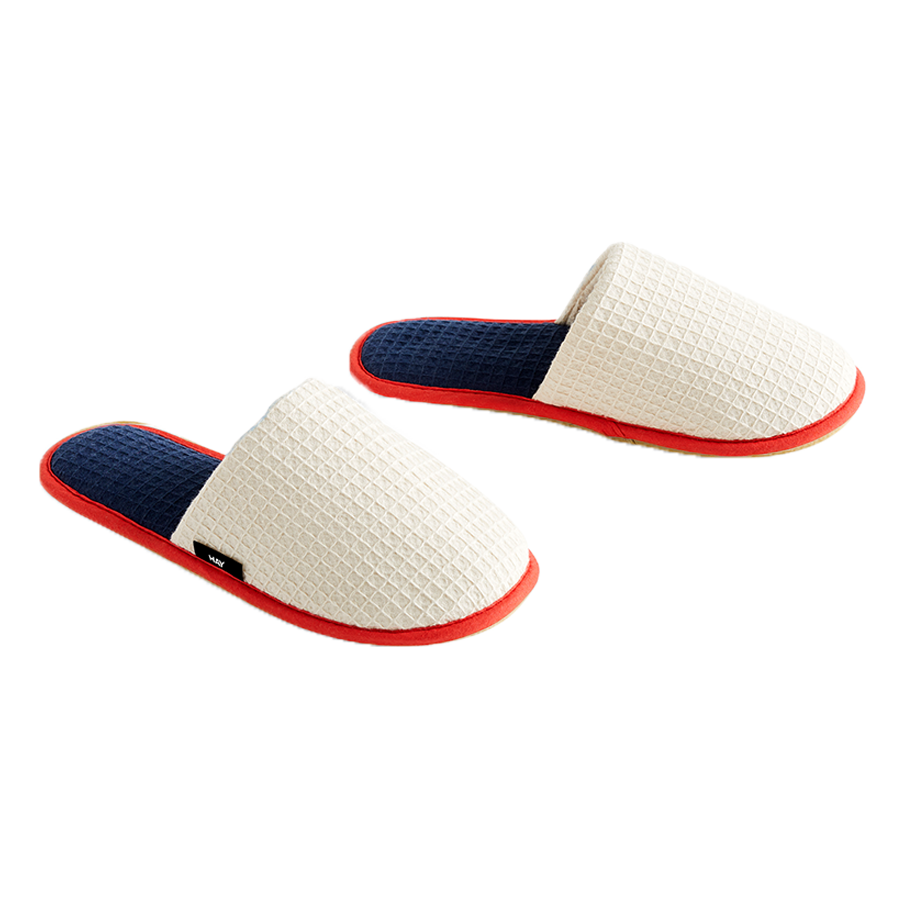 Waffle Slippers, Cream Multi by HAY