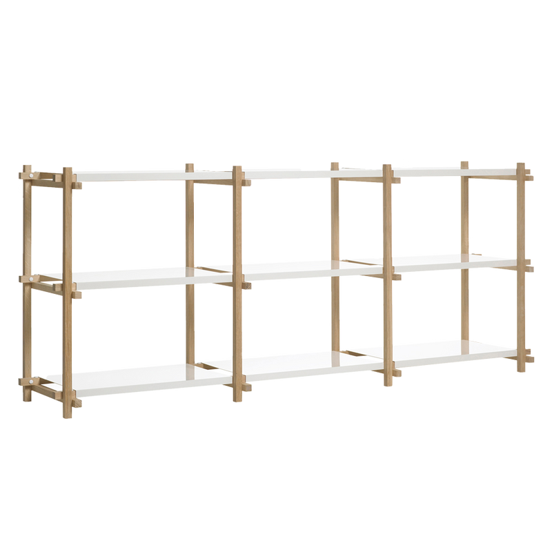  Woody Shelves, Low, Triple by HAY 